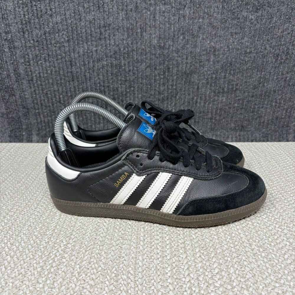 Adidas Samba OG Black White Gum Leather Shoes Women’s 6 / Men’s 5 GW3159